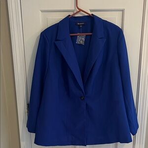 Roaman's 26w Women's Royal Blue Suit Jacket brand new